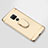 Funda Bumper Lujo Marco de Metal y Plastico Carcasa con Anillo de dedo Soporte A01 para Huawei Mate 20 X 5G Oro