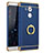 Funda Bumper Lujo Marco de Metal y Plastico Carcasa con Anillo de dedo Soporte A01 para Huawei Mate 8 Azul
