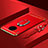 Funda Bumper Lujo Marco de Metal y Plastico Carcasa con Anillo de dedo Soporte T01 para Huawei Mate 30 Pro 5G Rojo