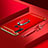 Funda Bumper Lujo Marco de Metal y Plastico Carcasa con Anillo de dedo Soporte T01 para Huawei P20 Lite (2019) Rojo