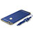 Funda Bumper Lujo Marco de Metal y Plastico Carcasa con Lanyard para Huawei Honor 7X Azul