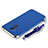 Funda Bumper Lujo Marco de Metal y Plastico Carcasa con Lanyard para Huawei Honor V9 Play Azul