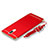 Funda Bumper Lujo Marco de Metal y Plastico Carcasa con Lanyard para Huawei Mate 10 Lite Rojo
