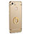 Funda Bumper Lujo Marco de Metal y Plastico con Anillo de dedo Soporte para Xiaomi Redmi Note 5A High Edition Oro