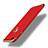 Funda Bumper Lujo Marco de Metal y Plastico F03 para Apple iPhone 8 Plus Rojo