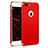 Funda Bumper Lujo Marco de Metal y Plastico F05 para Apple iPhone 8 Plus Rojo