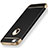Funda Bumper Lujo Marco de Metal y Plastico para Apple iPhone 5 Negro