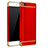Funda Bumper Lujo Marco de Metal y Plastico para Xiaomi Mi 5S Rojo