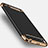 Funda Bumper Lujo Marco de Metal y Plastico para Xiaomi Redmi 4A Negro