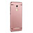 Funda Bumper Lujo Marco de Metal y Plastico para Xiaomi Redmi Note 3 Oro Rosa