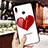 Funda Bumper Silicona Espejo Amor Corazon Love Carcasa S02 para Huawei Honor 8X Rojo