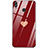 Funda Bumper Silicona Espejo Amor Corazon Love Carcasa S04 para Huawei Honor 8X Rojo