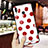 Funda Bumper Silicona Espejo Patron de Moda Carcasa para Huawei Honor 8X Rojo