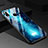 Funda Bumper Silicona Espejo Patron de Moda Carcasa para Huawei P20 Lite Azul