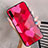 Funda Bumper Silicona Gel Espejo Amor Corazon Love Carcasa para Huawei P30 Rojo