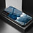 Funda Bumper Silicona Gel Espejo Estrellado Carcasa S01 para Samsung Galaxy S23 Plus 5G Azul