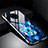 Funda Bumper Silicona Gel Espejo Flores Carcasa C01 para Huawei Mate 30 Azul