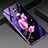 Funda Bumper Silicona Gel Espejo Flores Carcasa H01 para Huawei Mate 20 Lite Rosa