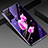 Funda Bumper Silicona Gel Espejo Flores Carcasa para Huawei Honor 30S Rosa