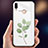 Funda Bumper Silicona Gel Espejo Flores Carcasa para Huawei P20 Lite Verde