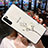 Funda Bumper Silicona Gel Espejo Flores Carcasa para Huawei P40 Lite 5G Blanco