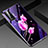 Funda Bumper Silicona Gel Espejo Flores Carcasa para Vivo X51 5G Rosa