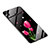 Funda Bumper Silicona Gel Espejo Flores Carcasa S01 para Huawei P20 Lite Rosa Roja