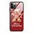 Funda Bumper Silicona Gel Espejo Navidad de Moda Carcasa para Apple iPhone 12 Pro Rojo Rosa