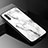 Funda Bumper Silicona Gel Espejo Patron de Moda Carcasa K01 para Samsung Galaxy Note 10 Plus Blanco