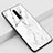 Funda Bumper Silicona Gel Espejo Patron de Moda Carcasa K01 para Xiaomi Mi 9T Blanco