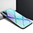 Funda Bumper Silicona Gel Espejo Patron de Moda Carcasa K02 para Huawei P30 Pro Azul