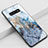 Funda Bumper Silicona Gel Espejo Patron de Moda Carcasa K06 para Samsung Galaxy S10 Azul