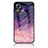 Funda Bumper Silicona Gel Espejo Patron de Moda Carcasa LS1 para Oppo A17 Morado