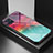 Funda Bumper Silicona Gel Espejo Patron de Moda Carcasa LS1 para Samsung Galaxy A71 5G Rojo