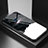 Funda Bumper Silicona Gel Espejo Patron de Moda Carcasa LS1 para Samsung Galaxy M01s Negro