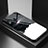 Funda Bumper Silicona Gel Espejo Patron de Moda Carcasa LS1 para Samsung Galaxy M10S Negro