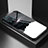 Funda Bumper Silicona Gel Espejo Patron de Moda Carcasa LS1 para Samsung Galaxy M12 Negro