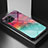 Funda Bumper Silicona Gel Espejo Patron de Moda Carcasa LS1 para Samsung Galaxy M33 5G Rojo