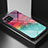 Funda Bumper Silicona Gel Espejo Patron de Moda Carcasa LS1 para Samsung Galaxy M42 5G Rojo