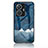 Funda Bumper Silicona Gel Espejo Patron de Moda Carcasa LS1 para Vivo Y55 4G Azul