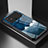 Funda Bumper Silicona Gel Espejo Patron de Moda Carcasa LS1 para Xiaomi Poco C40 Azul