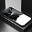 Funda Bumper Silicona Gel Espejo Patron de Moda Carcasa LS1 para Xiaomi Redmi 9 Prime India Negro