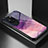 Funda Bumper Silicona Gel Espejo Patron de Moda Carcasa LS2 para Huawei P60 Art Morado