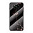 Funda Bumper Silicona Gel Espejo Patron de Moda Carcasa LS2 para Xiaomi Poco X3 NFC Oro y Negro