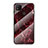 Funda Bumper Silicona Gel Espejo Patron de Moda Carcasa LS2 para Xiaomi Redmi 9 India Rojo