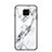 Funda Bumper Silicona Gel Espejo Patron de Moda Carcasa LS2 para Xiaomi Redmi Note 9 Pro Blanco