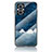 Funda Bumper Silicona Gel Espejo Patron de Moda Carcasa LS4 para Oppo A96 5G Azul