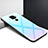 Funda Bumper Silicona Gel Espejo Patron de Moda Carcasa para Huawei Nova 5i Pro Azul Cielo