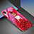 Funda Bumper Silicona Gel Espejo Patron de Moda Carcasa para Huawei P20 Lite Rojo
