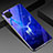 Funda Bumper Silicona Gel Espejo Patron de Moda Carcasa para Huawei P40 Lite Azul